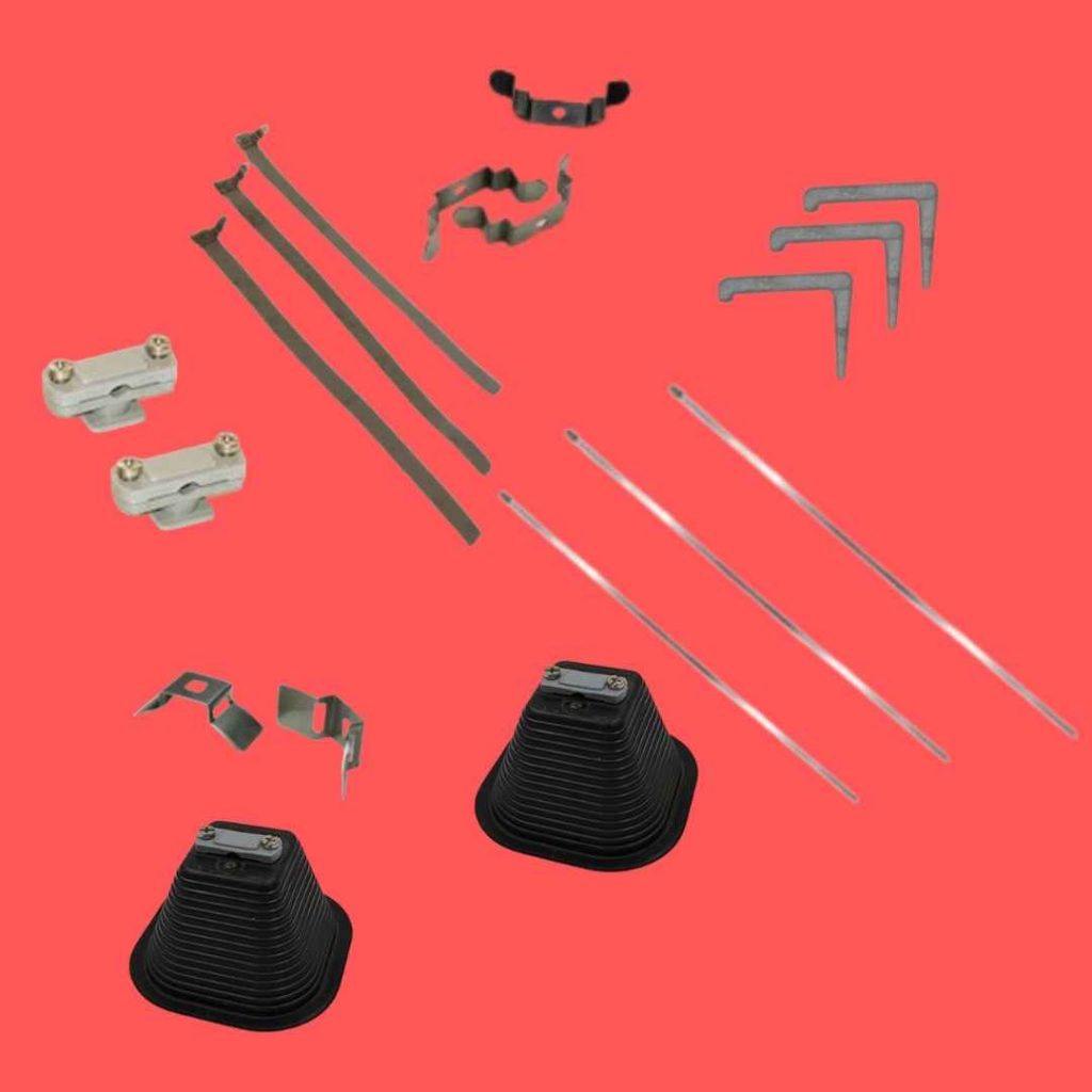 Accessories for lightning protection installation - Fixings for lightning electric current down conductors