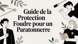 Capteur foudre paratonnerre tige de capture guide