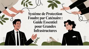 Système câbles tendus protection foudre guide technique