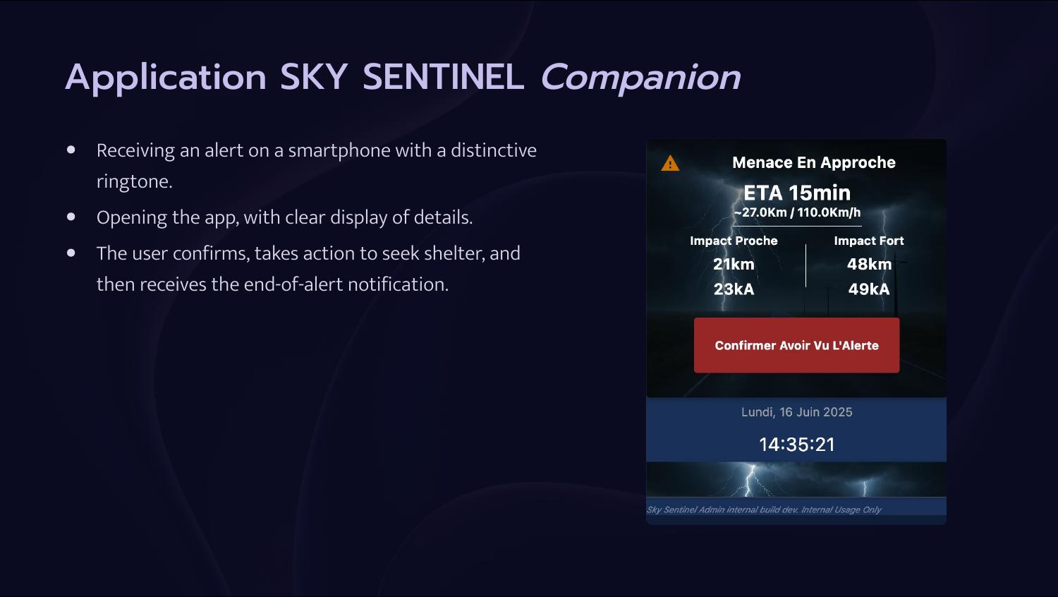 Sky Sentinel — Application mobile
